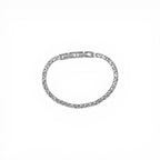 Bracciale Tennis Elite con Cristalli Bianchi In Acciaio Inossidabile