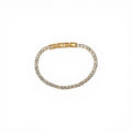 Bracciale Tennis Elite con Cristalli Bianchi In Acciaio Inossidabile