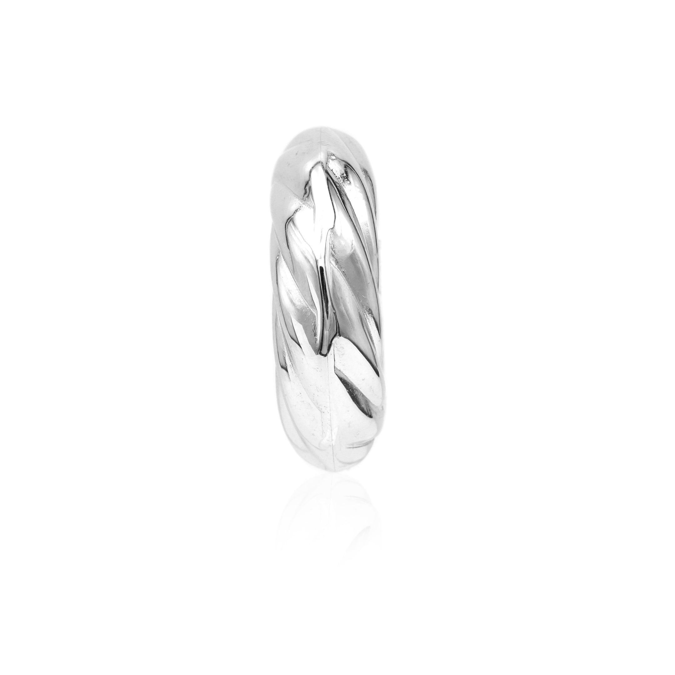 Earcuff Torchon In Acciaio Inossidabile