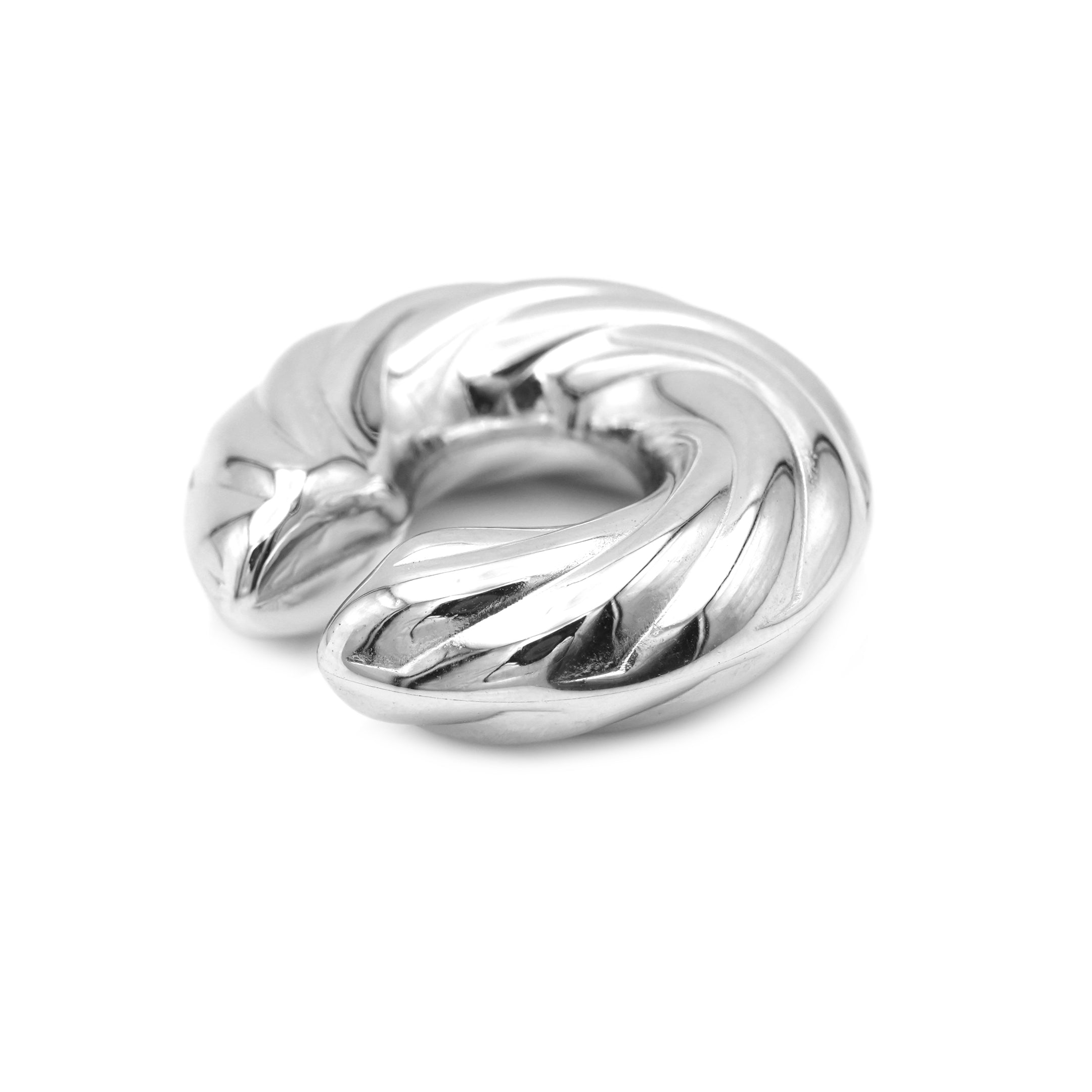 Earcuff Torchon In Acciaio Inossidabile
