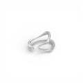 Ear Cuff Wave in Acciaio