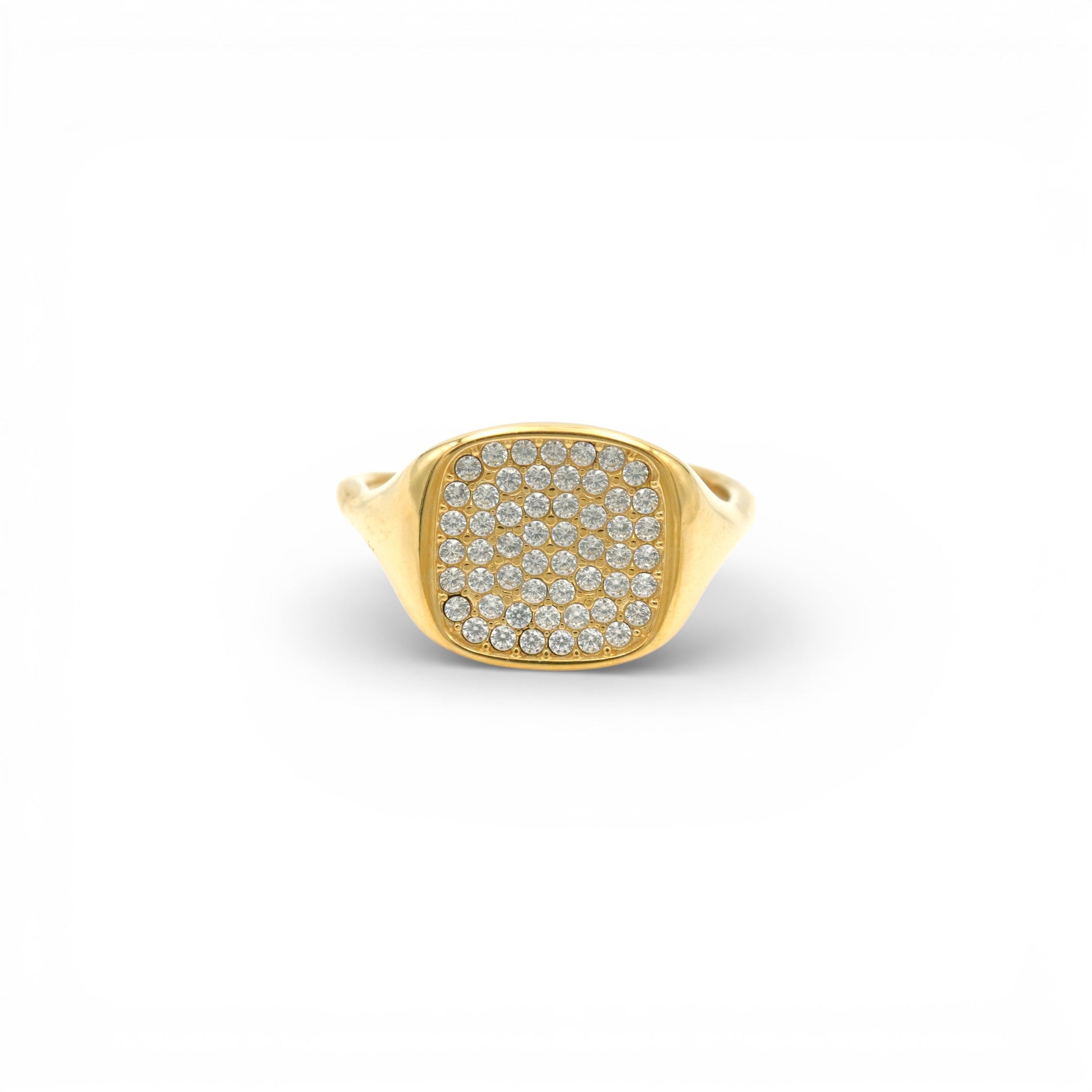 Anello Eternity Pavé In Acciaio Inossidabile