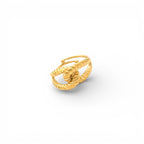 Anello intrecciato In Acciaio Inossidabile
