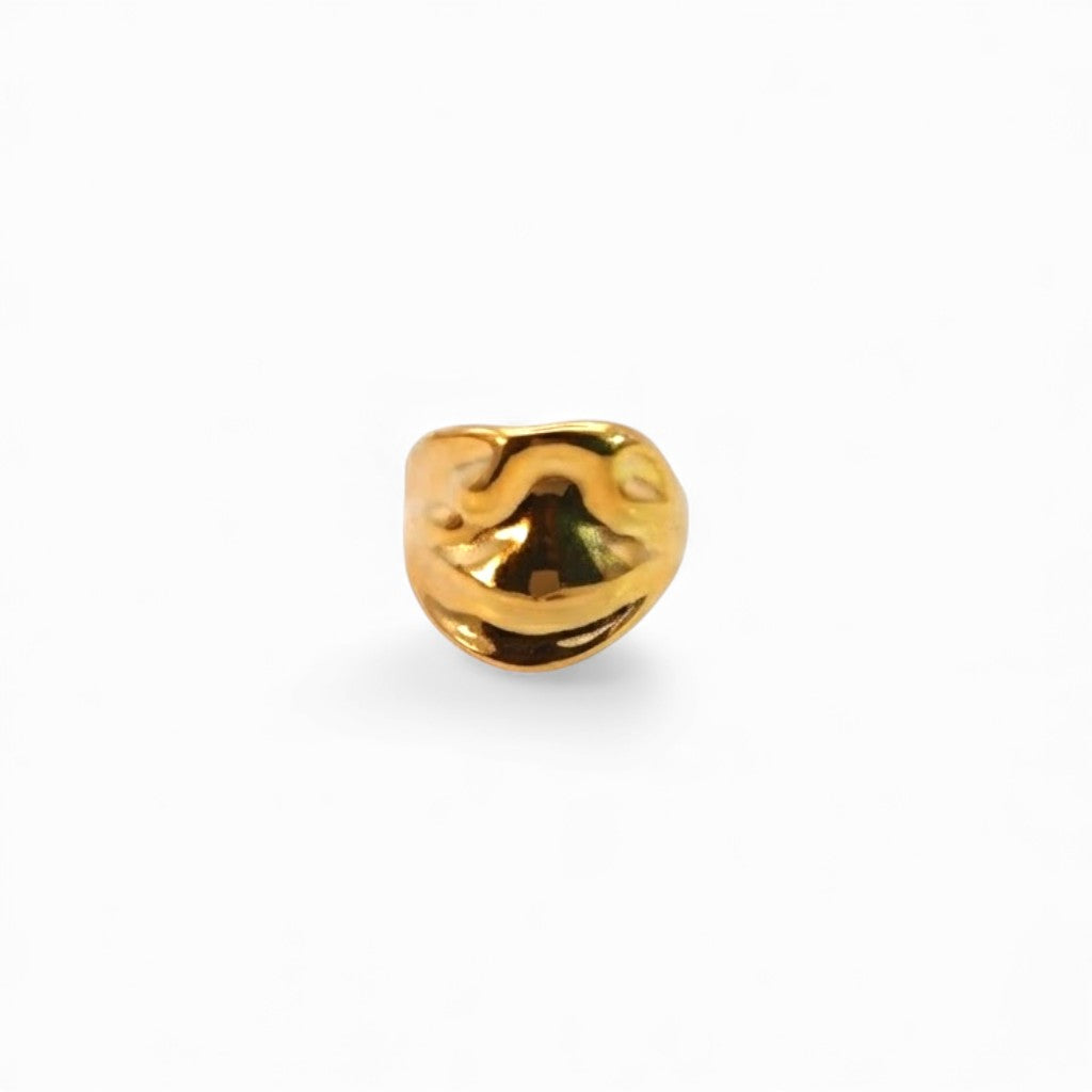Anello Fascia Aperta a Spirale Fluida In Acciaio Inossidabile