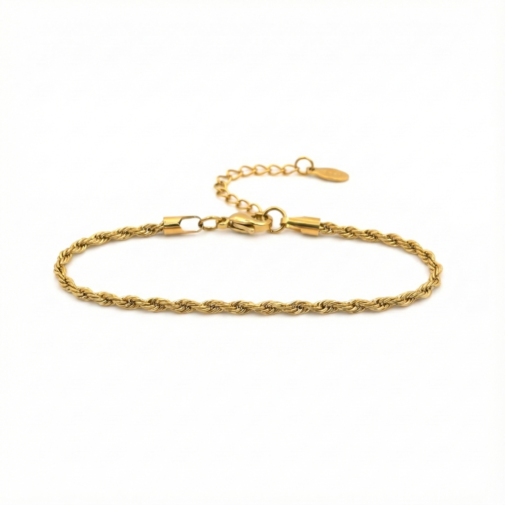 Bracciale Torchon in Acciaio Inossidabile