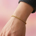 Bracciale Torchon in Acciaio Inossidabile