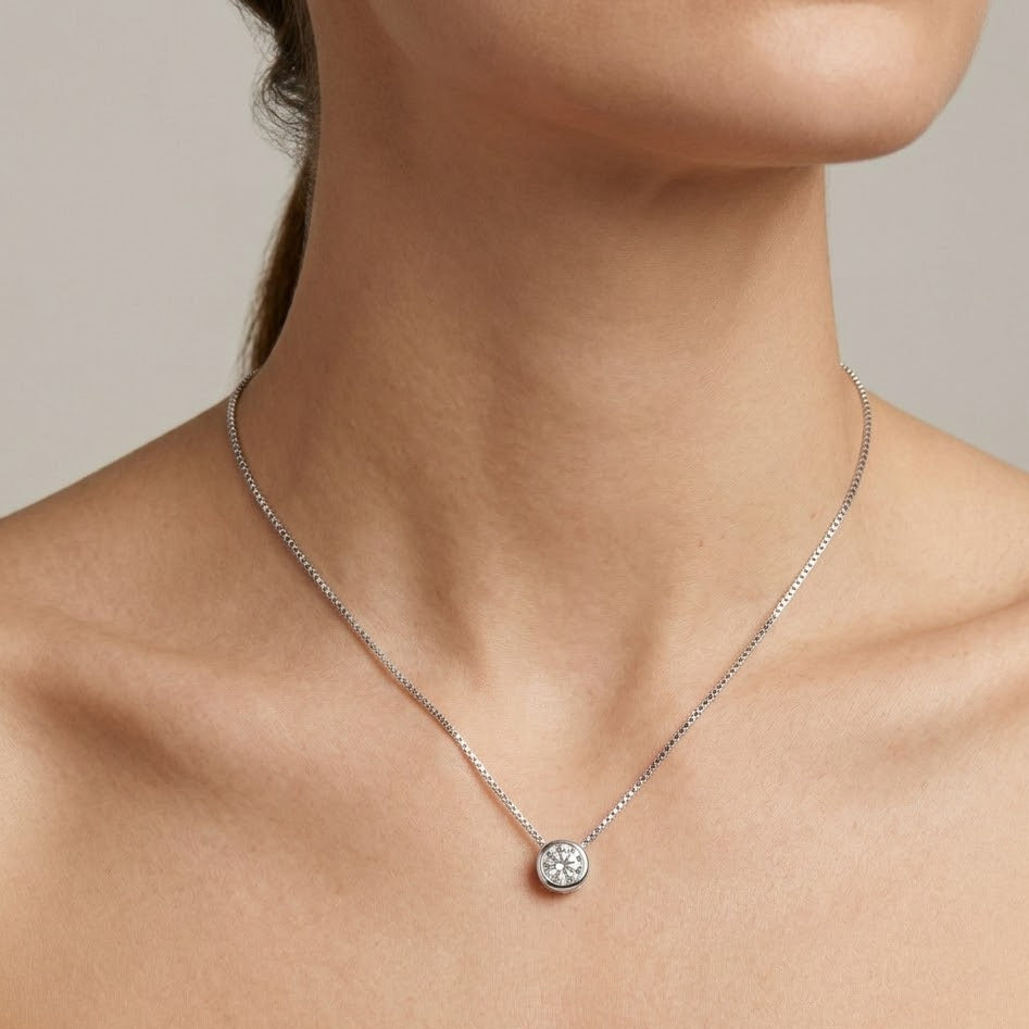 Collana Veneziana Punto Luce Cipollina In Argento 925