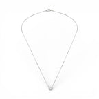 Collana con Punto Luce Sferico In Argento 925