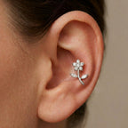 Piercing Ramoscello Fiorito In Acciaio Inossidabile