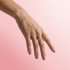 Anello Rosa con Bocciolo In Acciaio Inossidabile