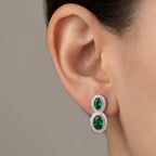 Orecchini Doppio Kate a Clip In Argento 925