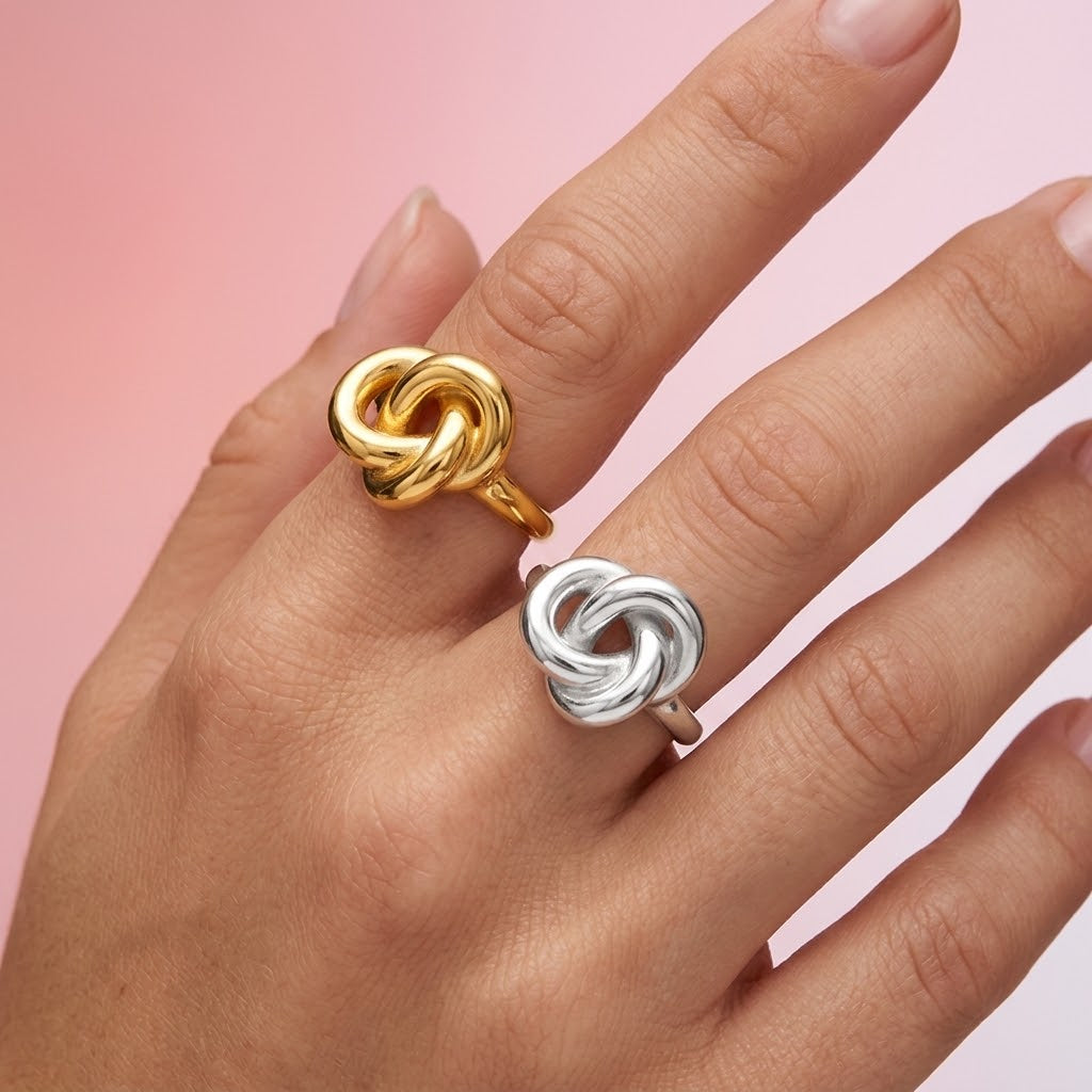 Anello Nodo Marino In Acciaio Inossidabile