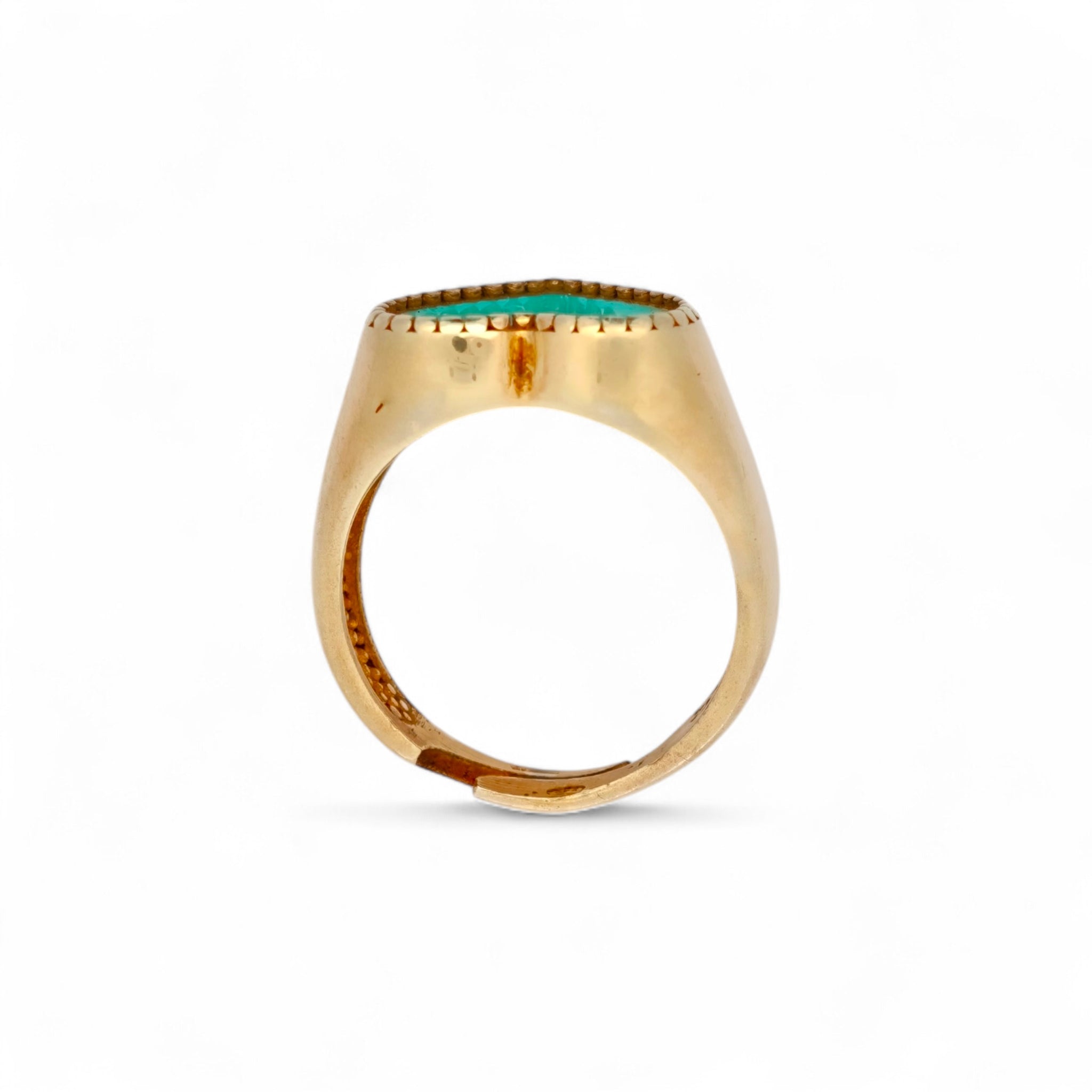 Anello Cuore Turchese in Argento