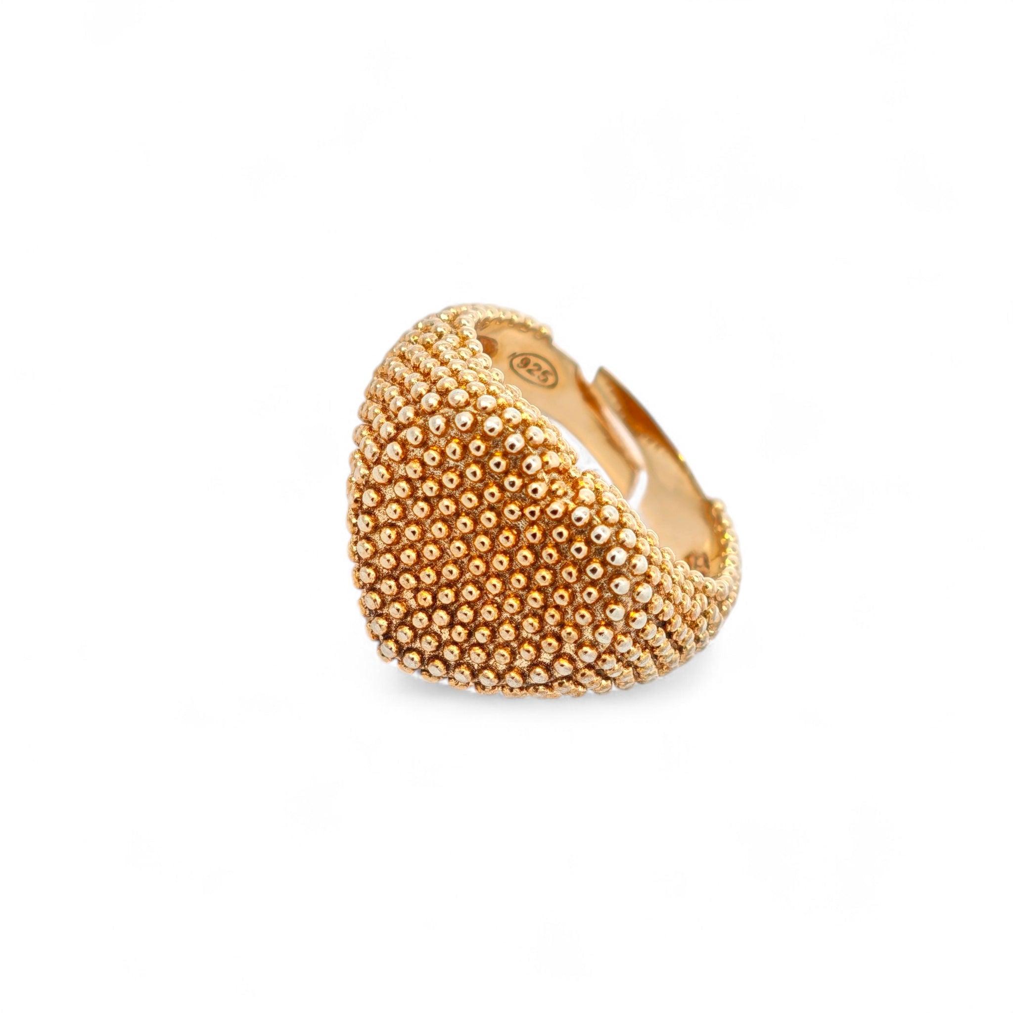 Anello Cuore Grintoso in Argento