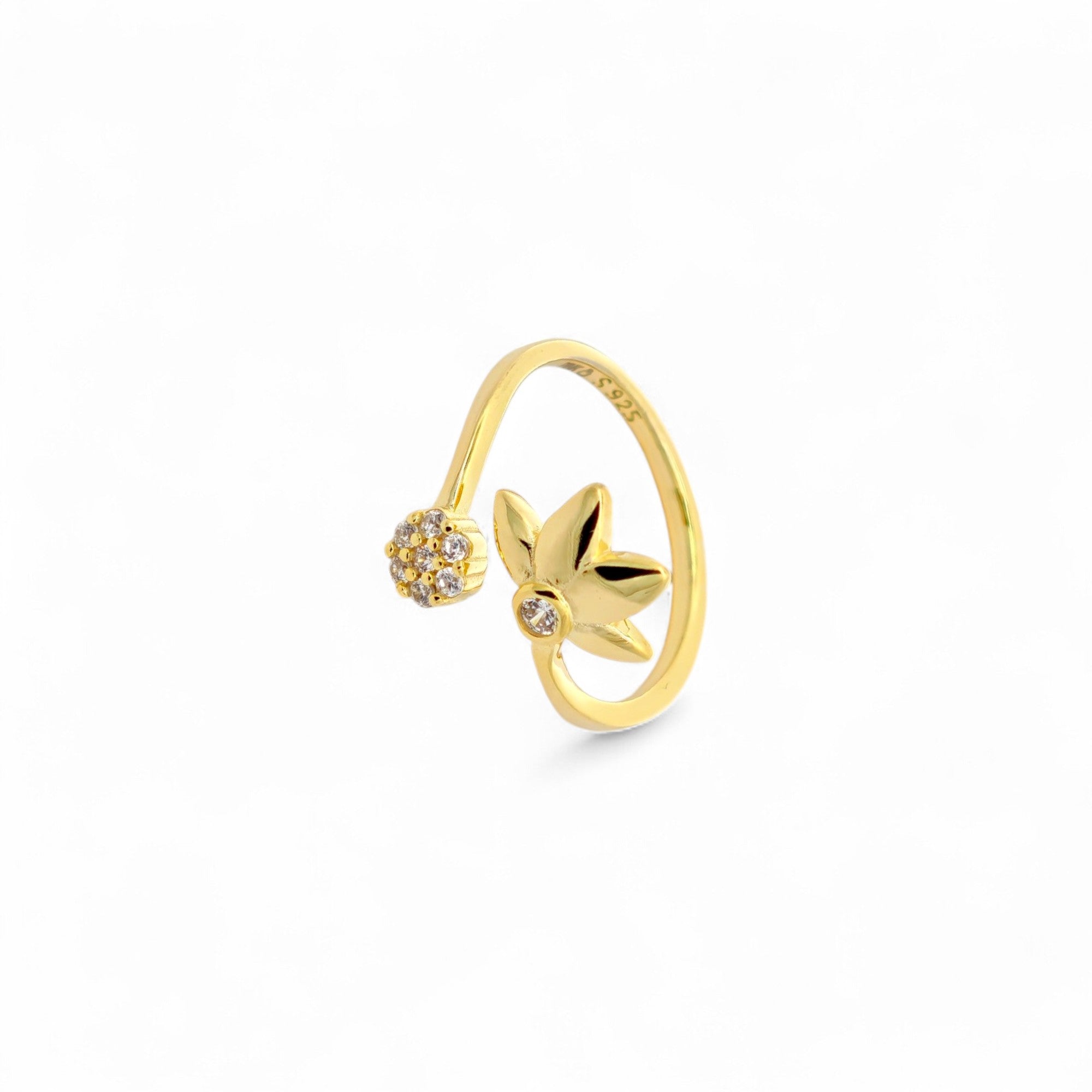 Anello Fiore in Argento