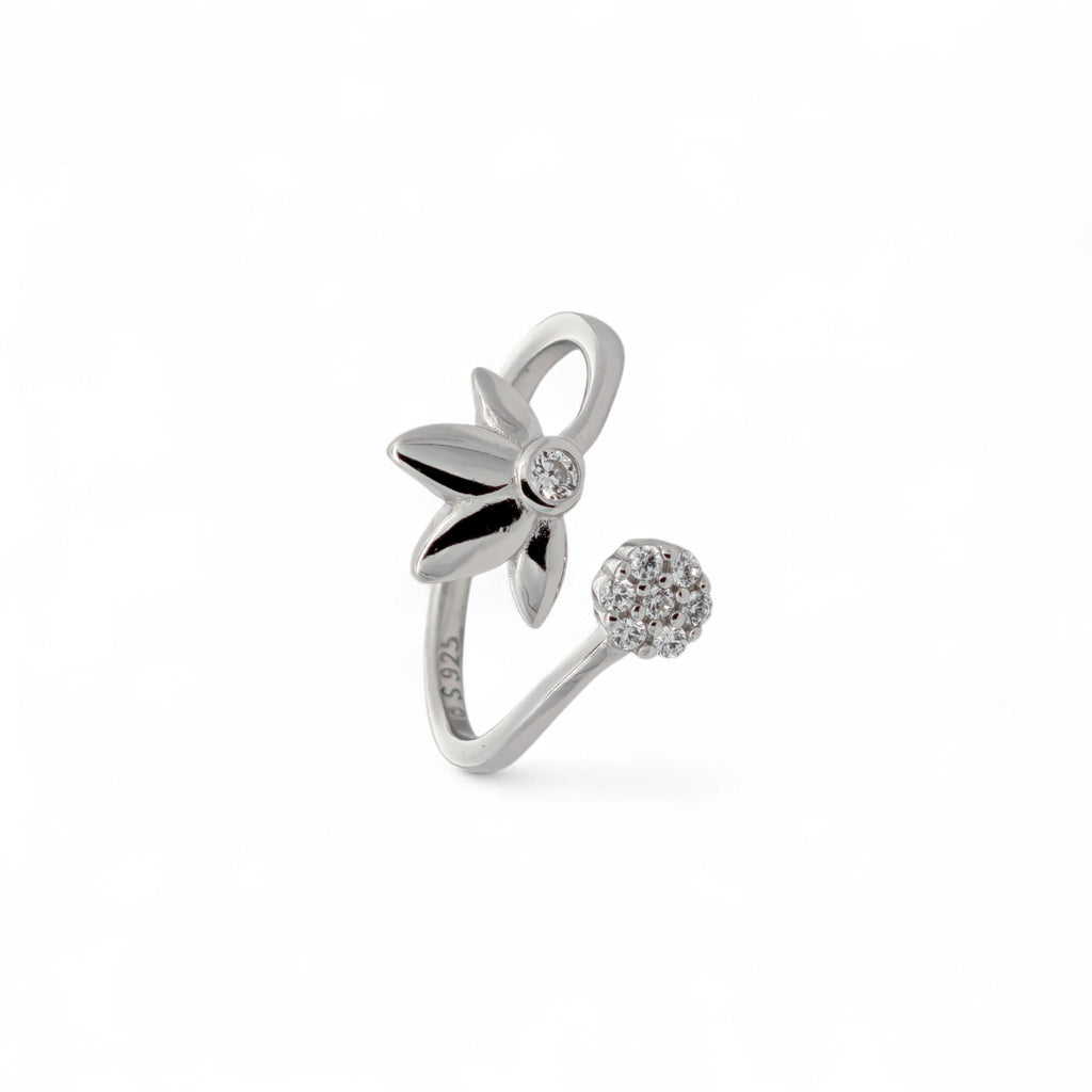 Anello Fiore in Argento