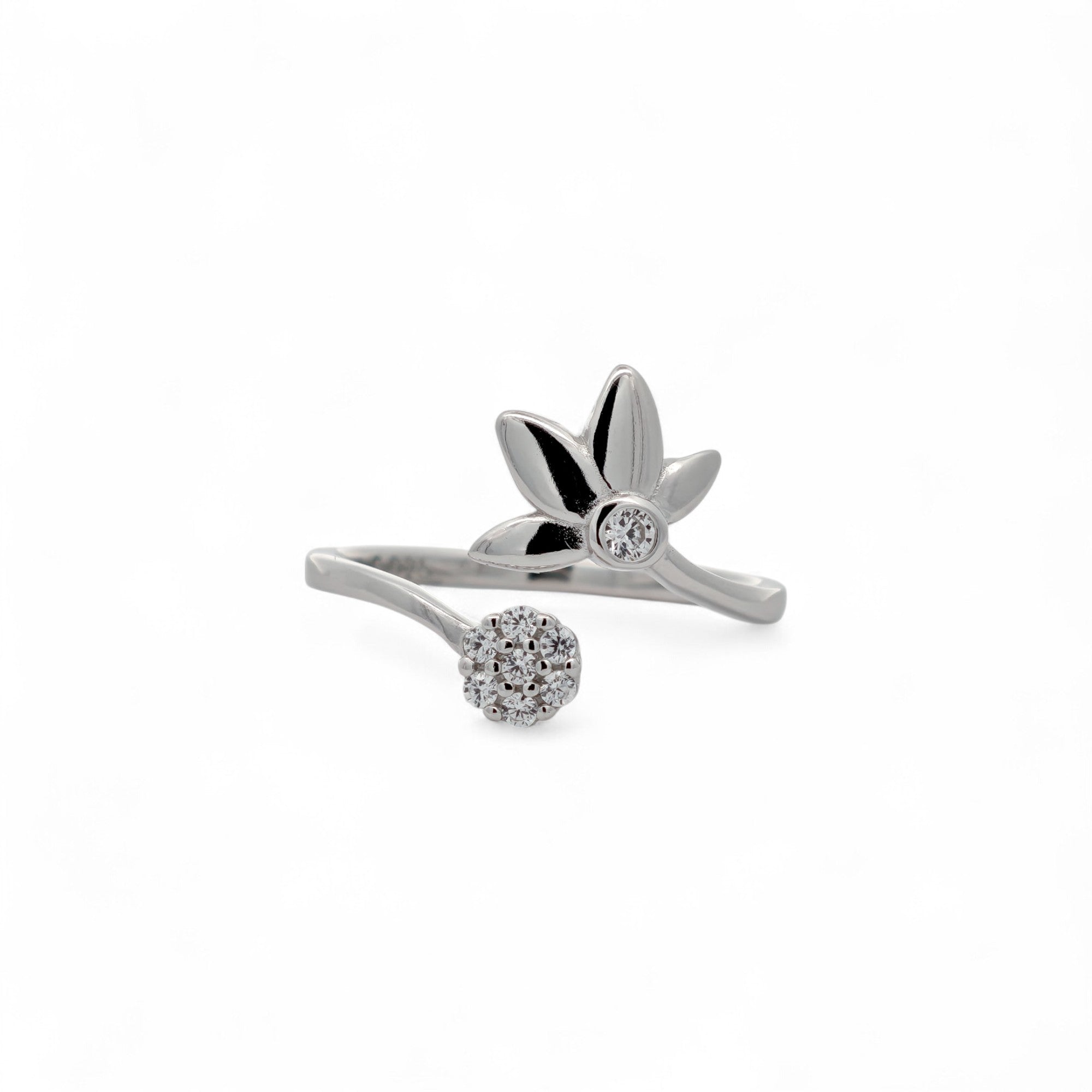 Anello Fiore in Argento