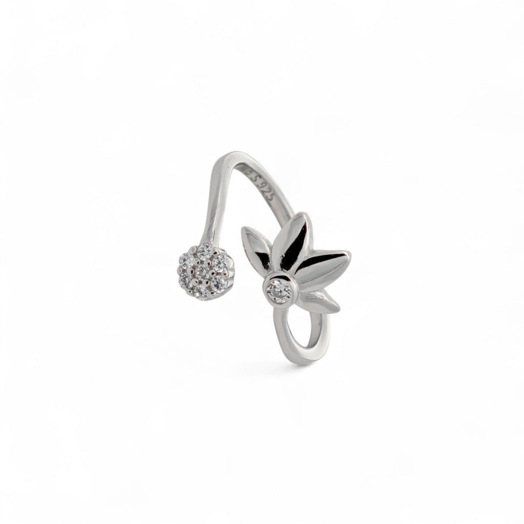Anello Fiore in Argento