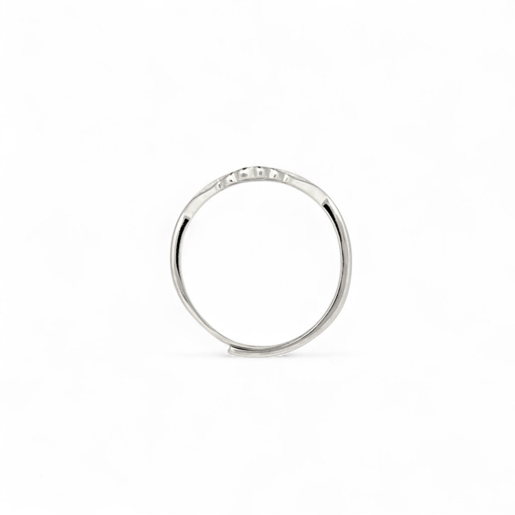 Anello Corona Cuore in Argento