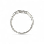 Anello Cuori Pavé Aperto in Argento 925