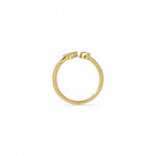 Anello Cuore Pavé Argento