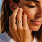 Anello Cuore Pavé Argento