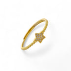 Anello in Argento con Stella