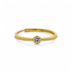 Anello Punto Luce Zircone in Argento 925