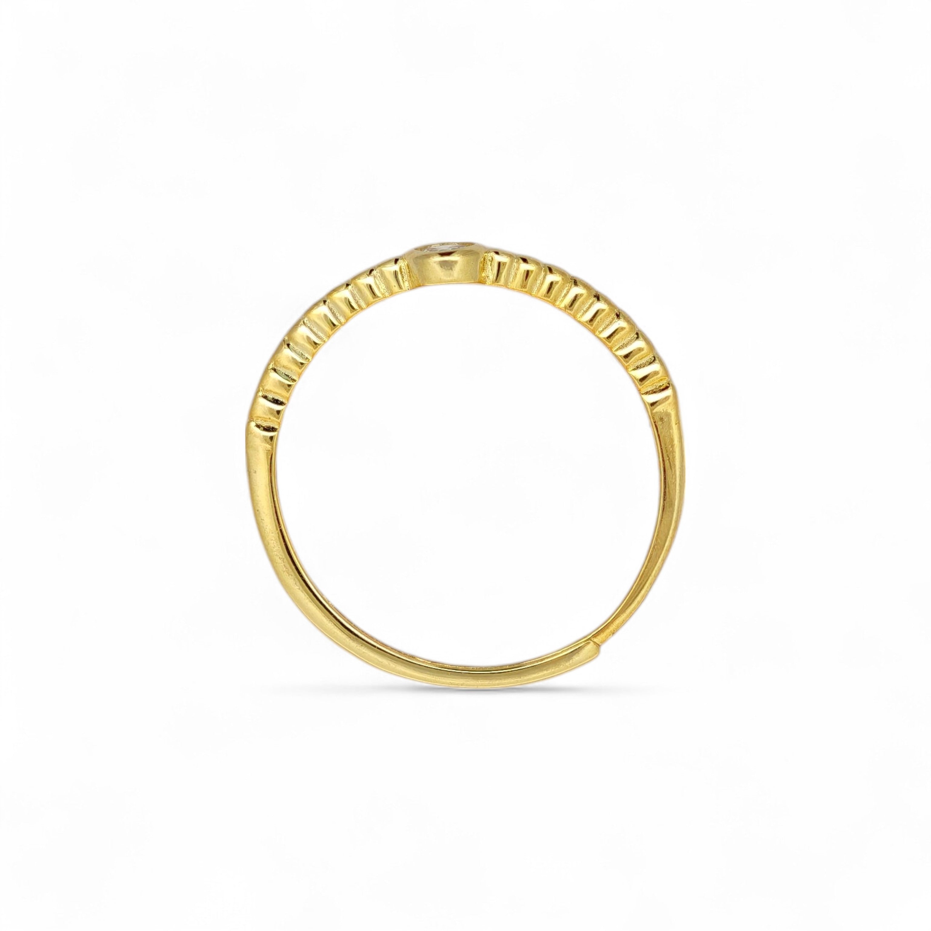 Anello Punto Luce Zircone in Argento 925