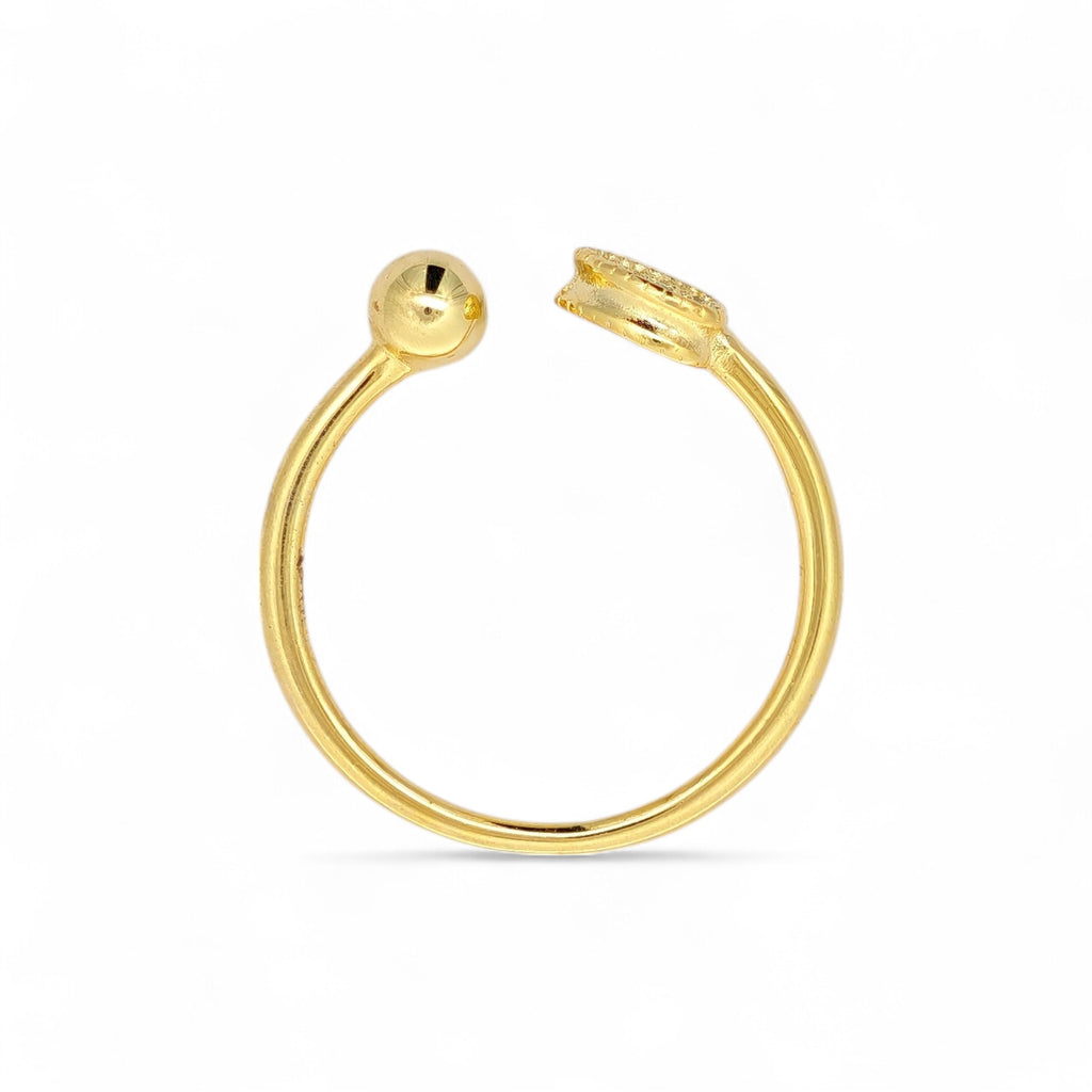 Anello Cuore e Sfera in Argento 925