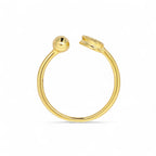 Anello Cuore e Sfera in Argento 925