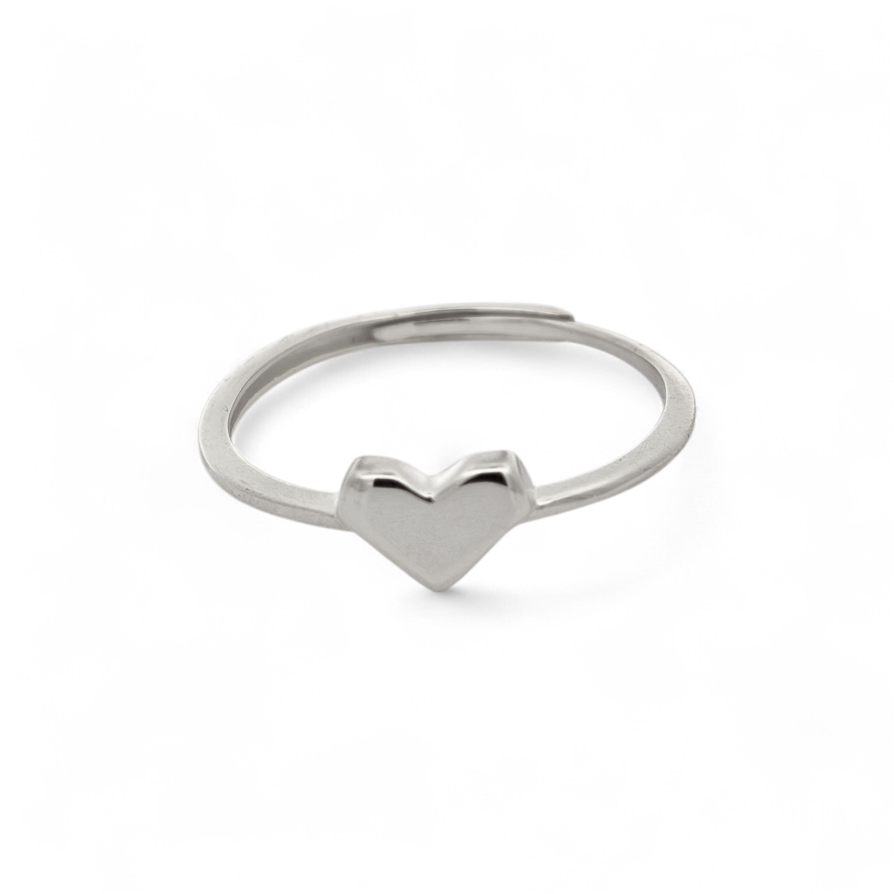 Anello Cuore Minimal Argento 925