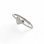 Anello Cuore Minimal Argento 925