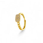 Anello Catena Pavé Argento