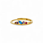 Anello Arcobaleno Argento