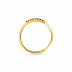 Anello Arcobaleno Argento
