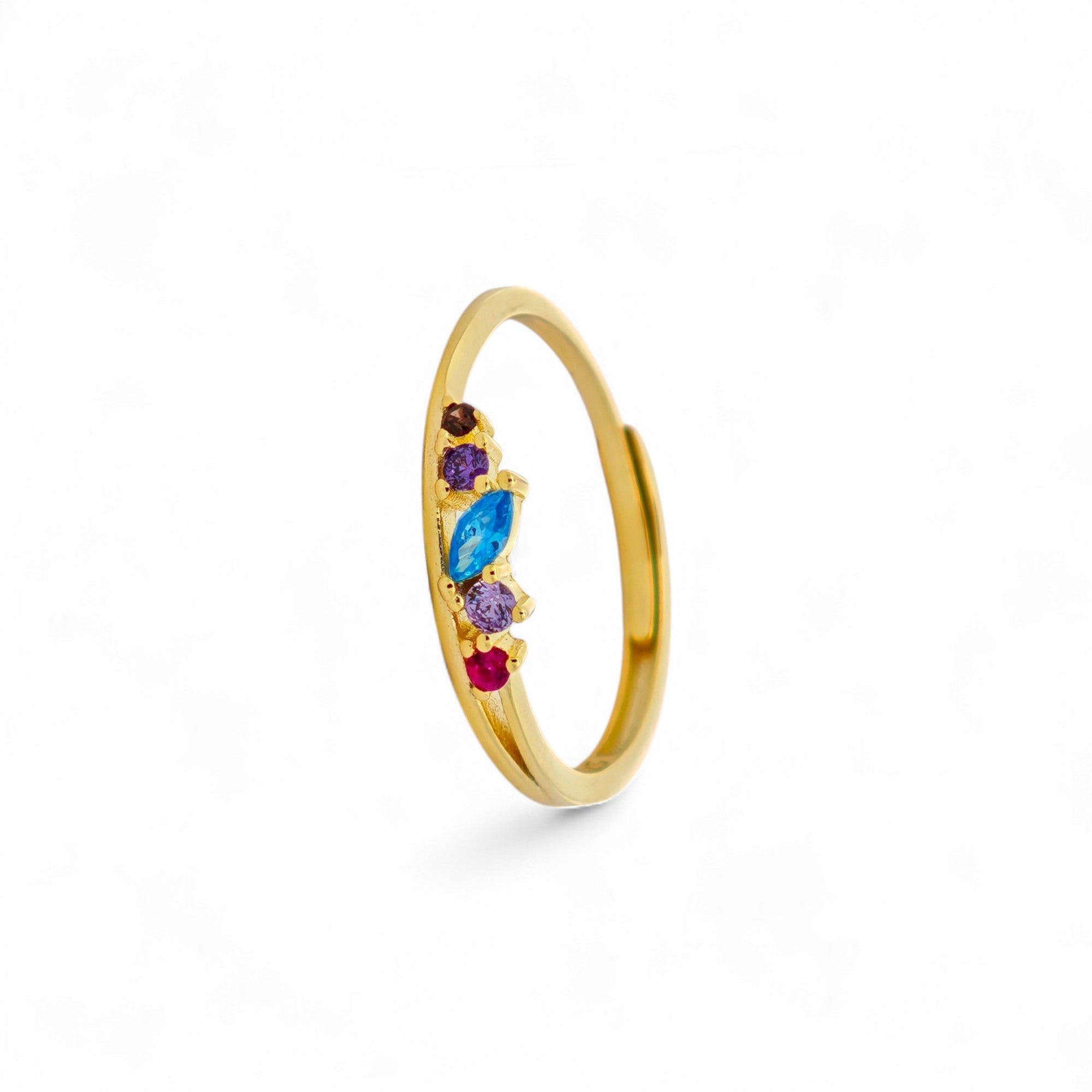 Anello Arcobaleno Argento
