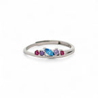 Anello Arcobaleno Argento