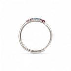 Anello Arcobaleno Argento