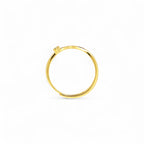 Anello Chevron Argento