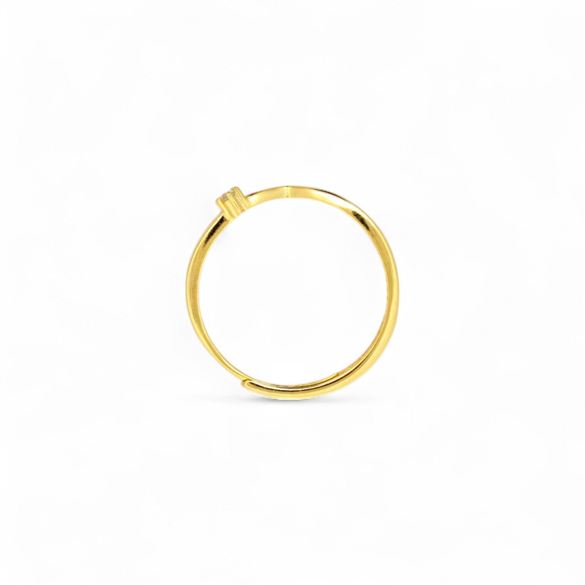 Anello Chevron Argento