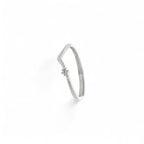 Anello Chevron Argento