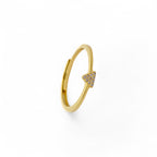 Anello Triangolo in Argento 925