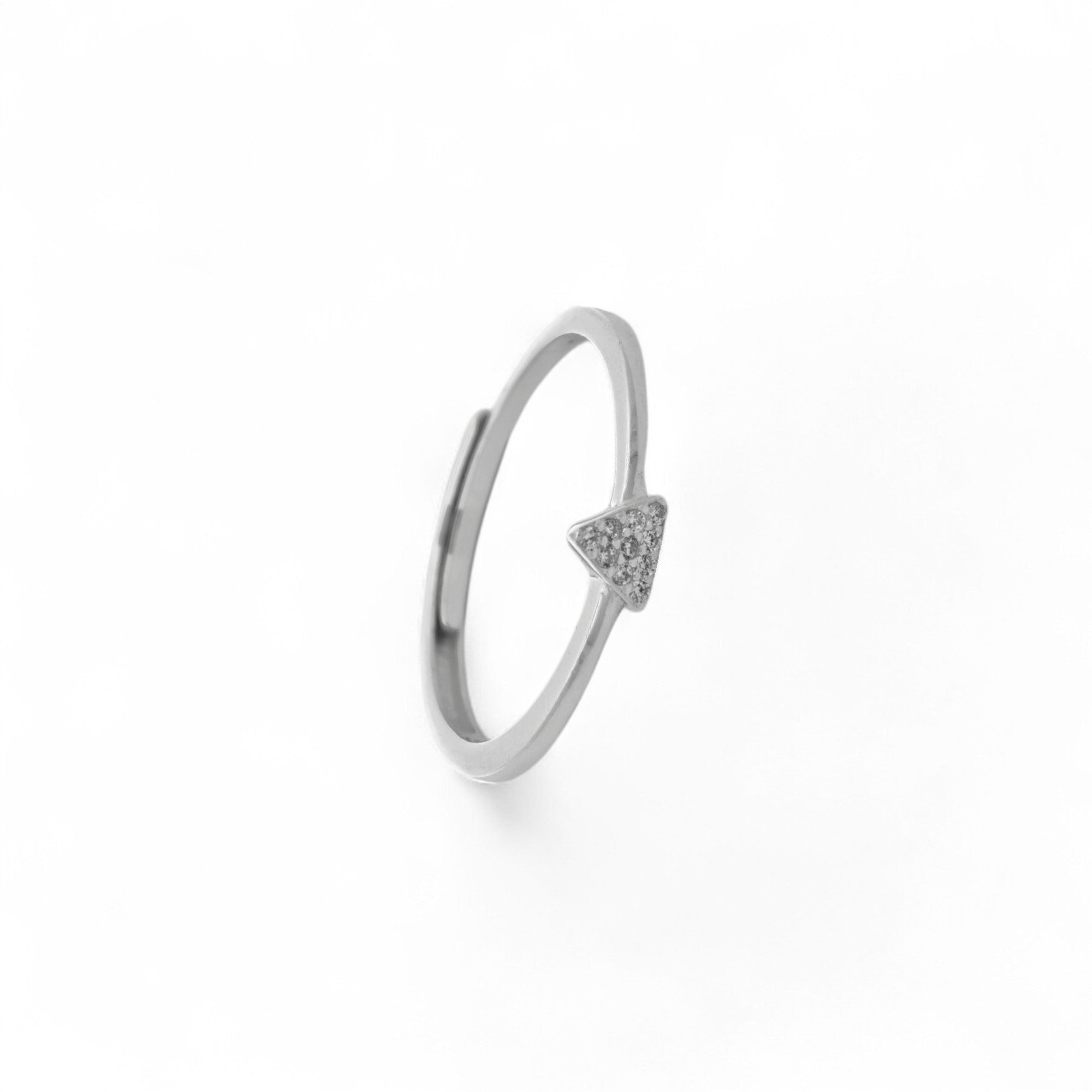 Anello Triangolo in Argento 925