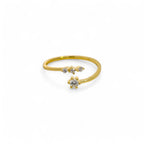 Anello Aperto Brillante in Argento