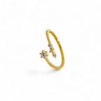 Anello Aperto Brillante in Argento
