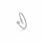 Anello Aperto Brillante in Argento