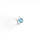 Anello con Pietra Acquamarina In Argento 925