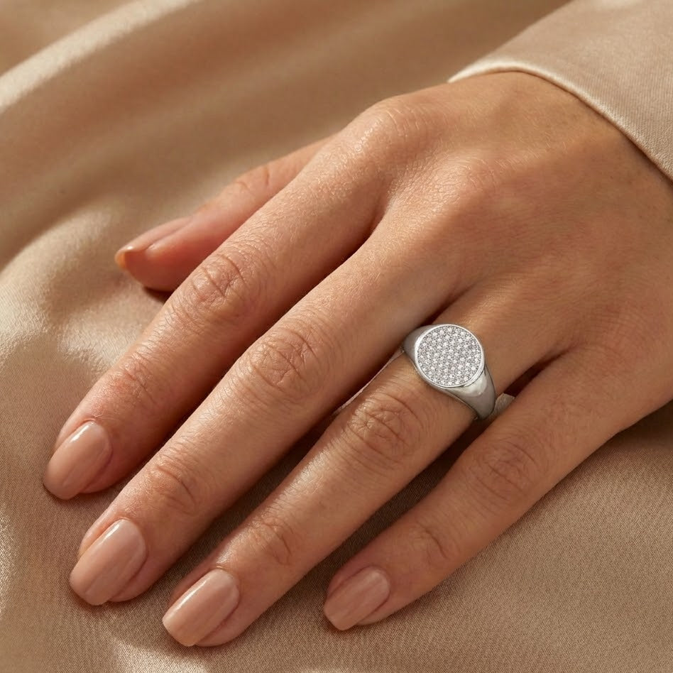 Anello con Zirconi In Argento 925