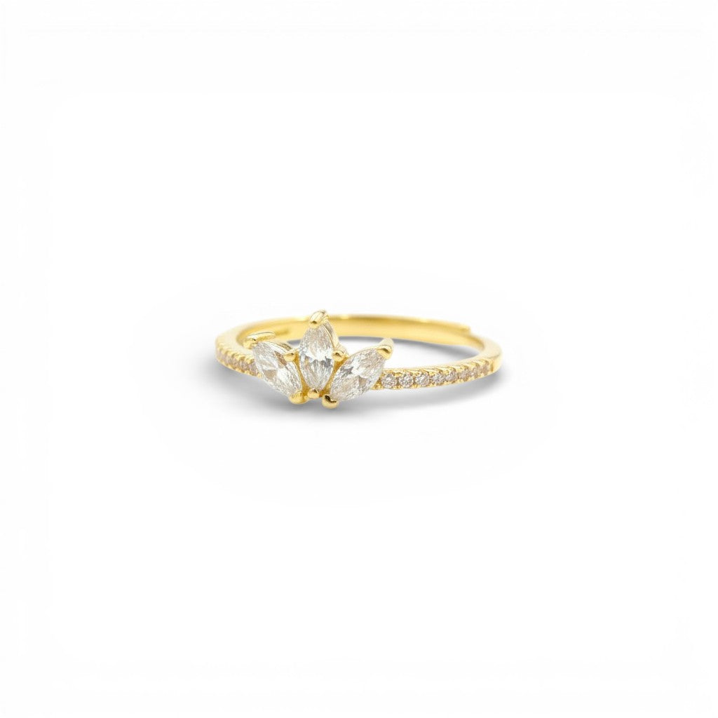 Anello Solitario Geometric In Argento 925